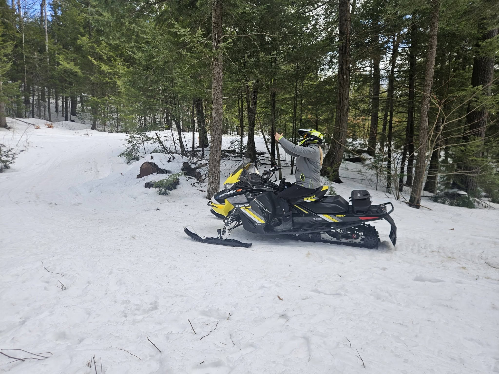 Snowmobiling in Auburn Maine
